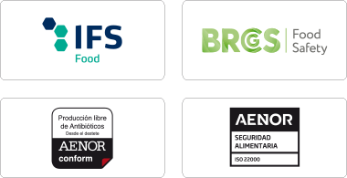 sellos calidad aenor, IFS foods y Brogs